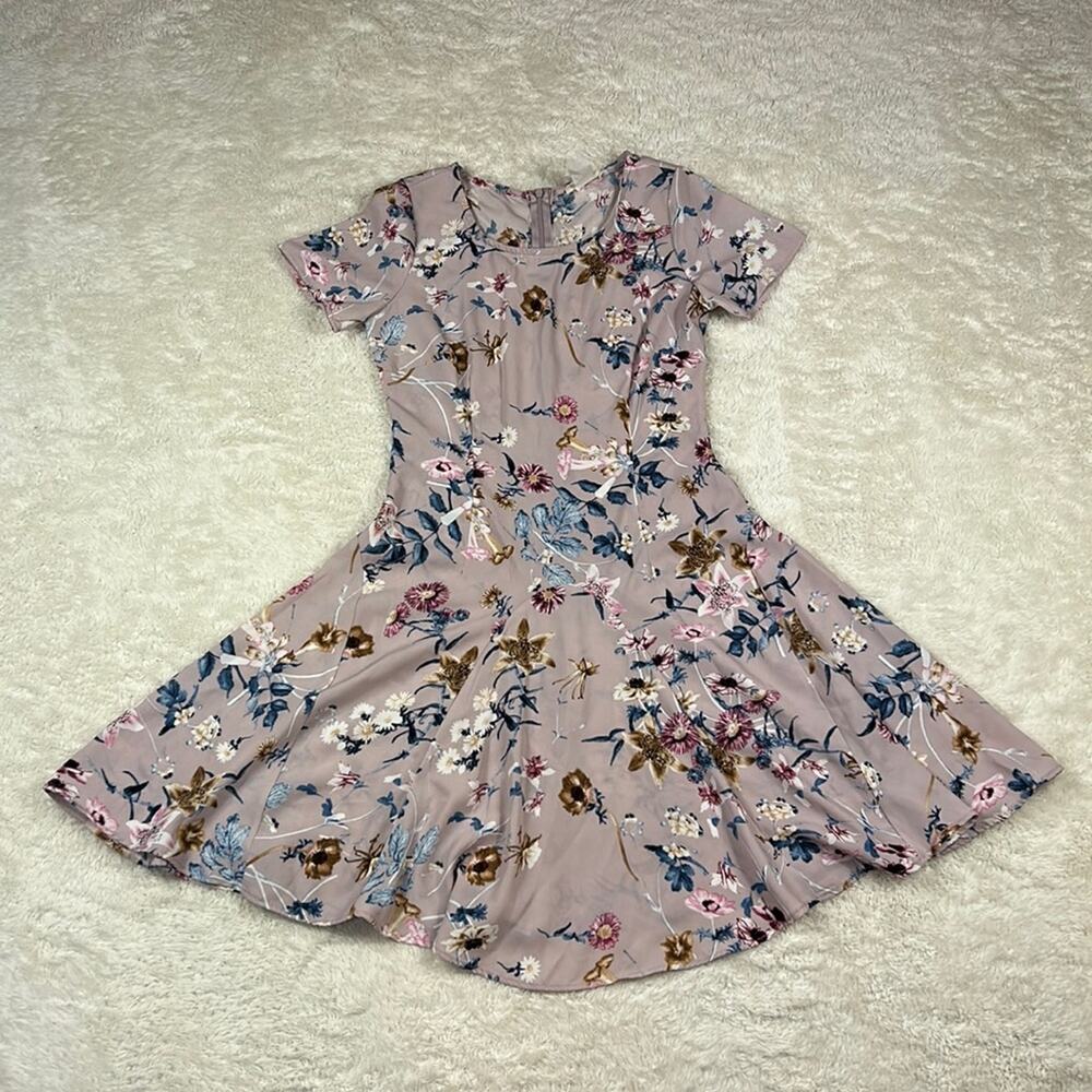 Stevie and Co. fit and flare floral print dress, size small